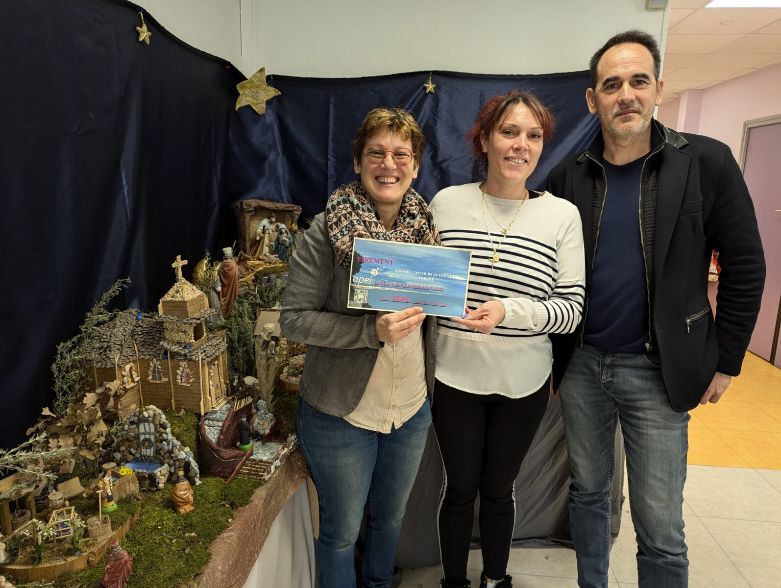 Bagnols-sur-Cèze : l’école Sainte-Marie a remporté le concours de crèche, organisé par l’APEL du Gard