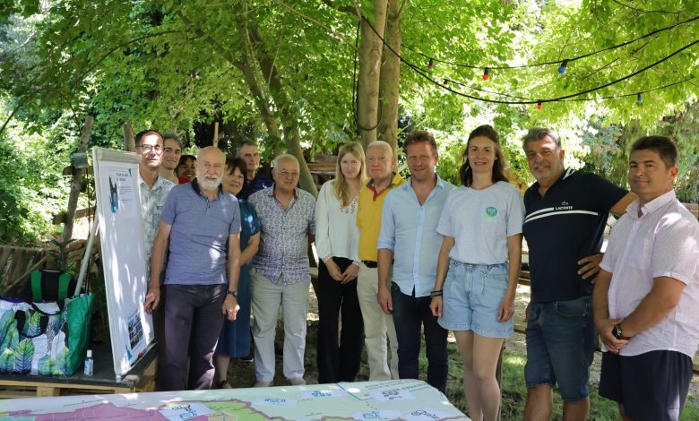 Les membres de la CLE réunis à Chusclan pour une première réunion de travail sur l'avenir de la Cèze