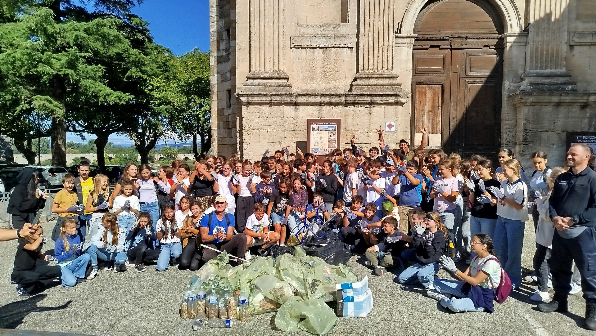 200 kg de déchets collectés par les collégiens de Notre-Dame lors du World Clean Up Day