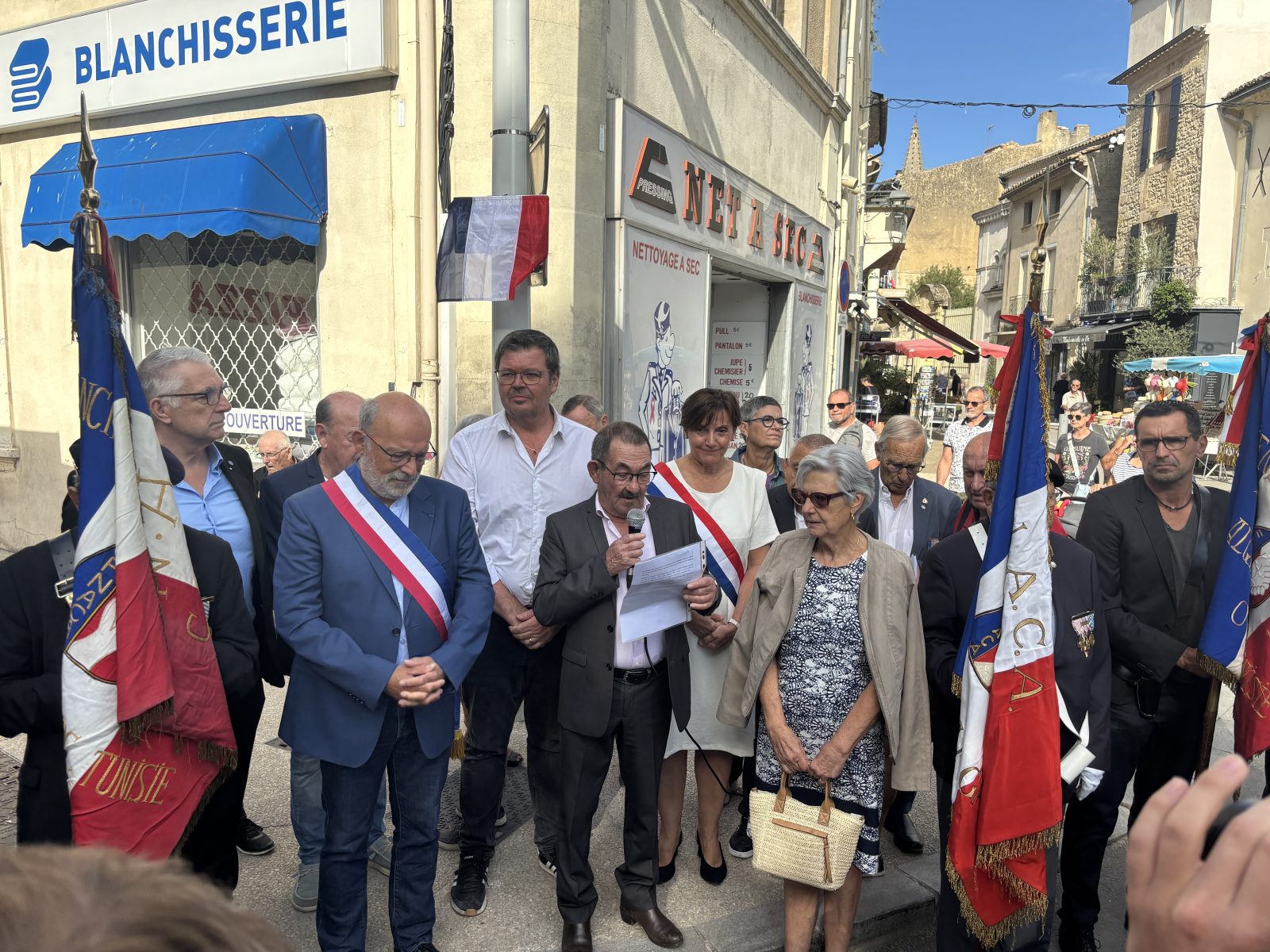 Bagnols-sur-Cèze : le Carrefour Maurice Soulier inauguré place « Tamalou »