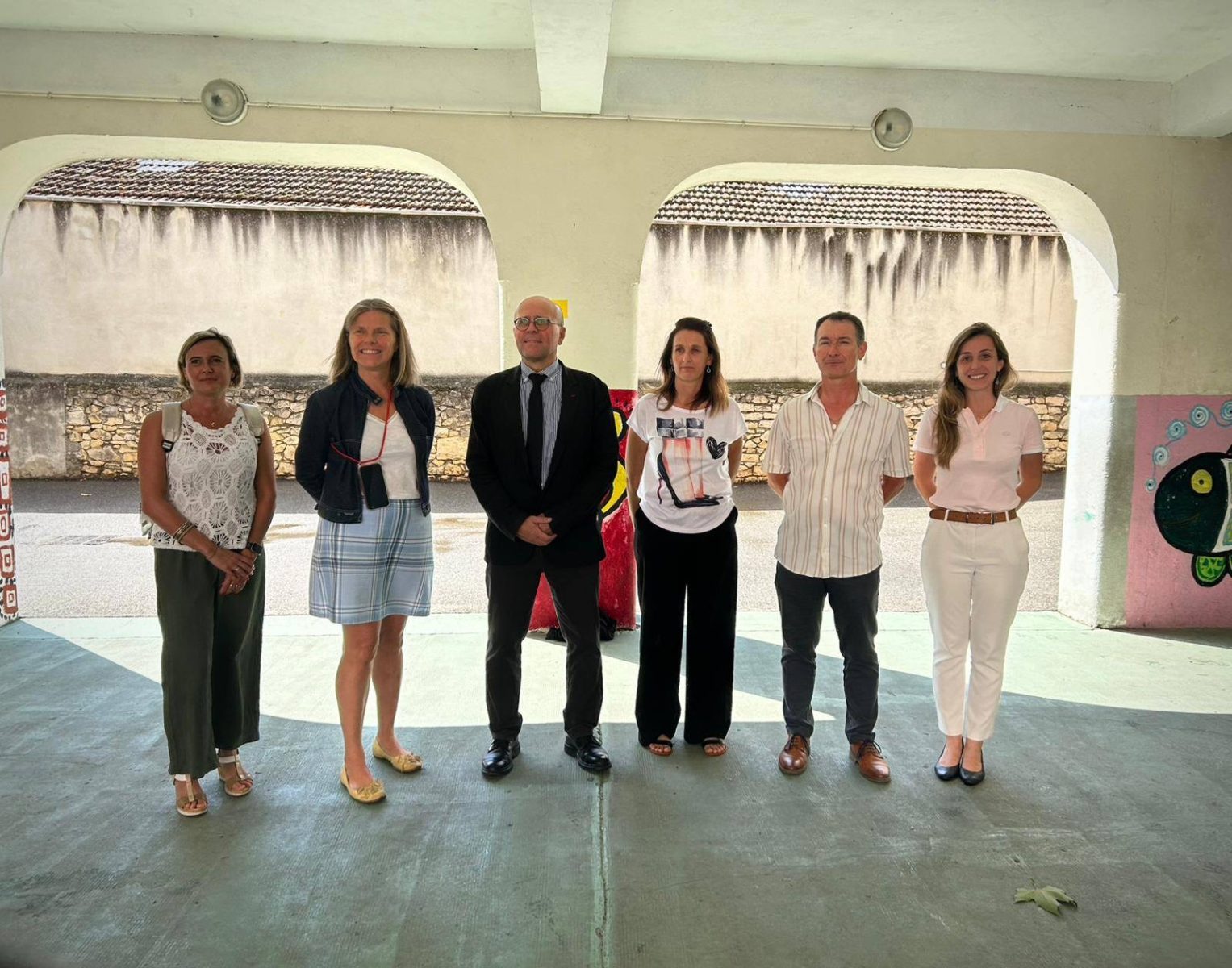 Le directeur académique du Gard en visite à Pont-Saint-Esprit pour la rentrée