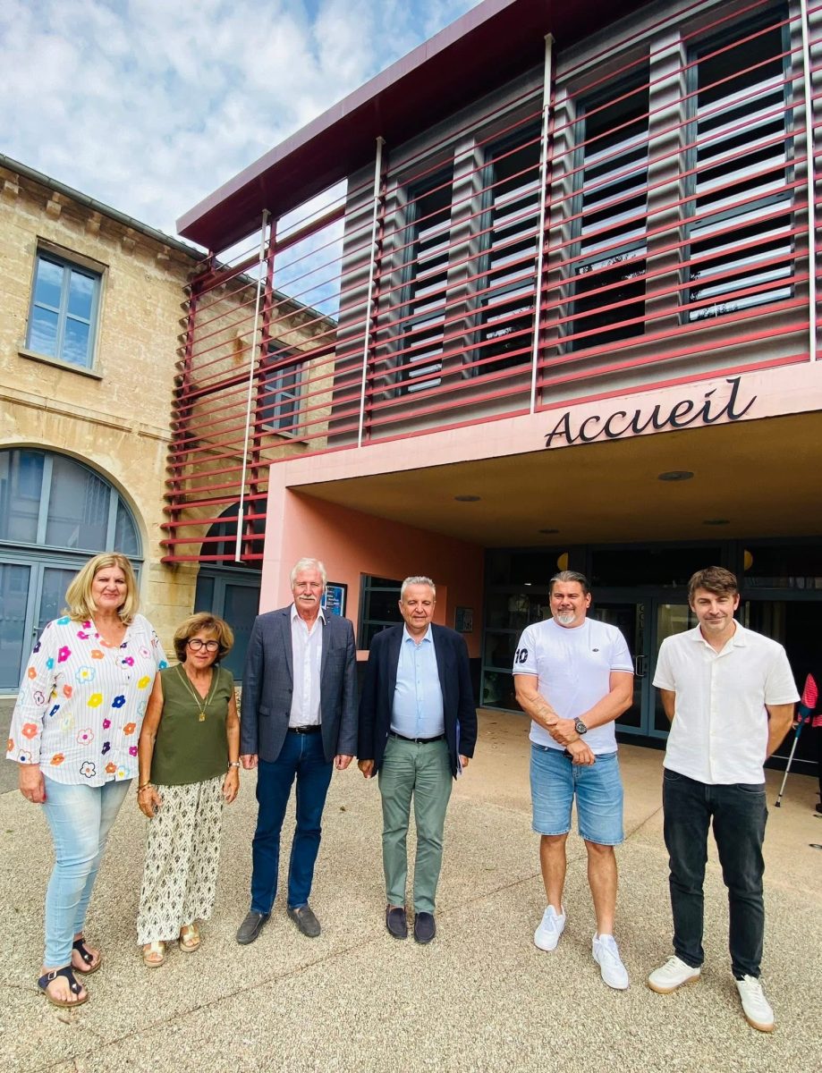 Le sénateur Laurent Burgoa en visite à Rochefort-du-Gard