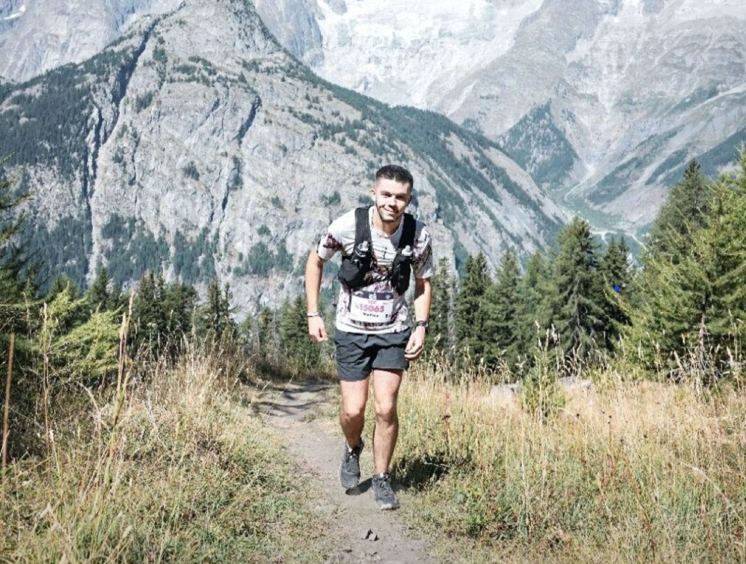 Pont-Saint-Esprit : Matheo Nalais (CAS) a pris le départ de l’UTMB Mont-Blanc