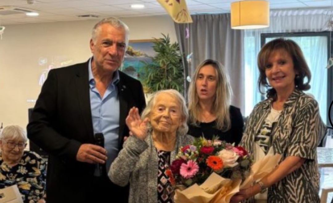 Madame Raymonde Banon a fêté ses 101 ans à l’EHPAD Les Coquelicots – Le Bosquet