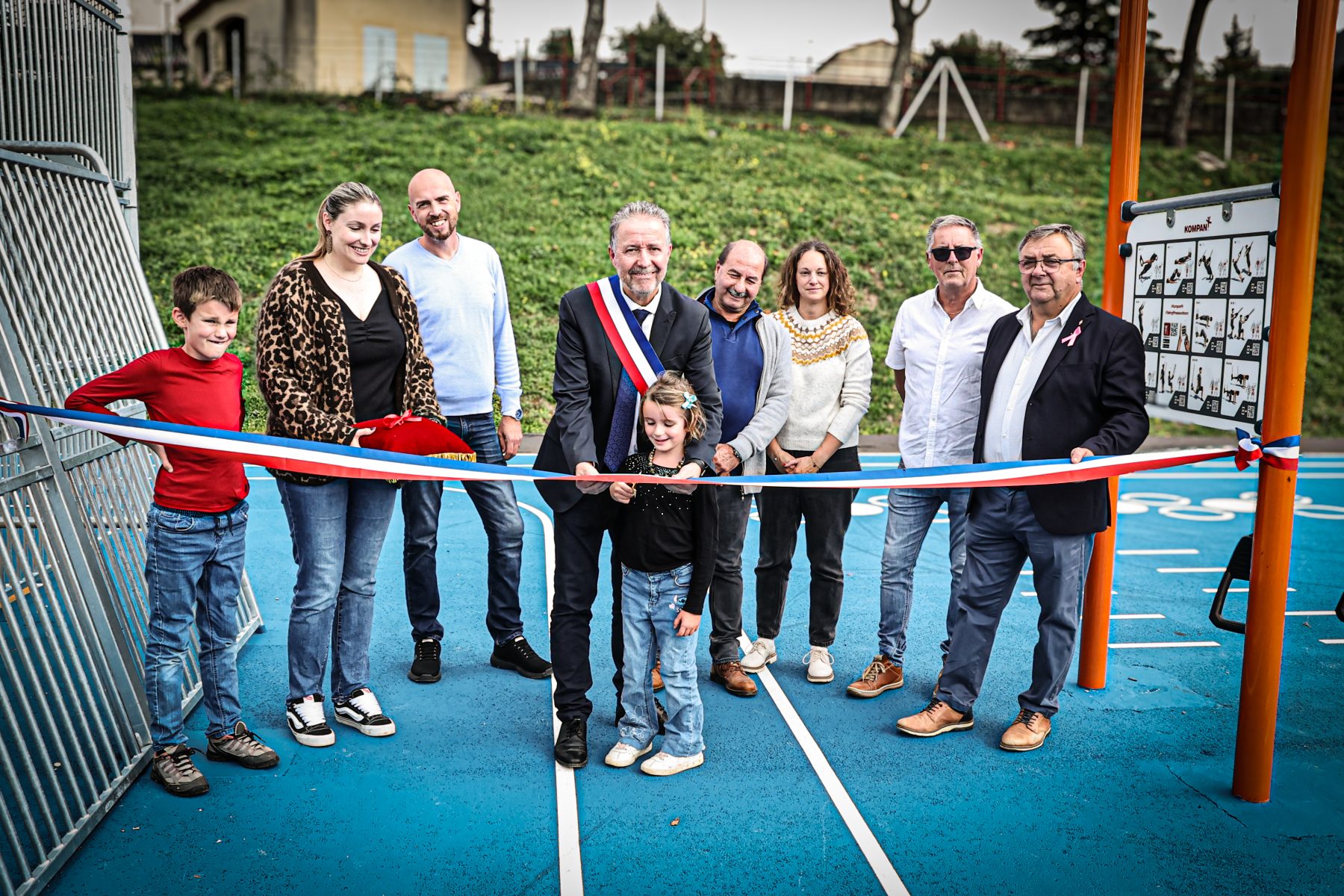 Laudun-l’Ardoise : un nouvel espace sportif inauguré au cœur du village