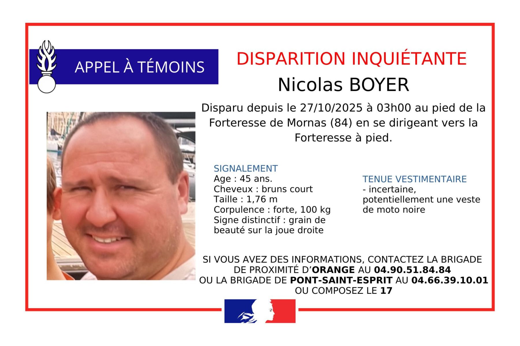 Gard rhodanien : de vastes recherches pour retrouver Nicolas Boyer