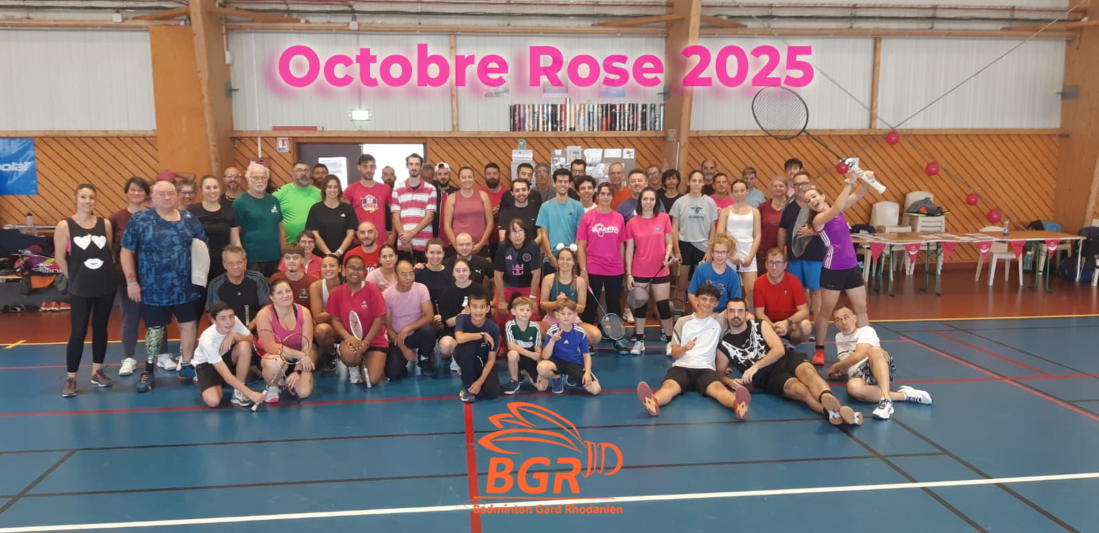 Tavel : belle mobilisation pour le tournoi solidaire du Badminton Gard Rhodanien