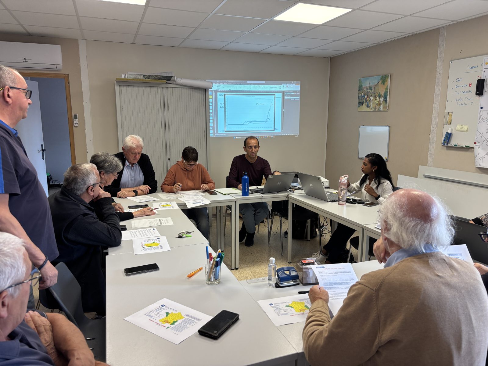 Saint-André-de-Roquepertuis – Un exercice grandeur nature pour tester la réaction face aux inondations