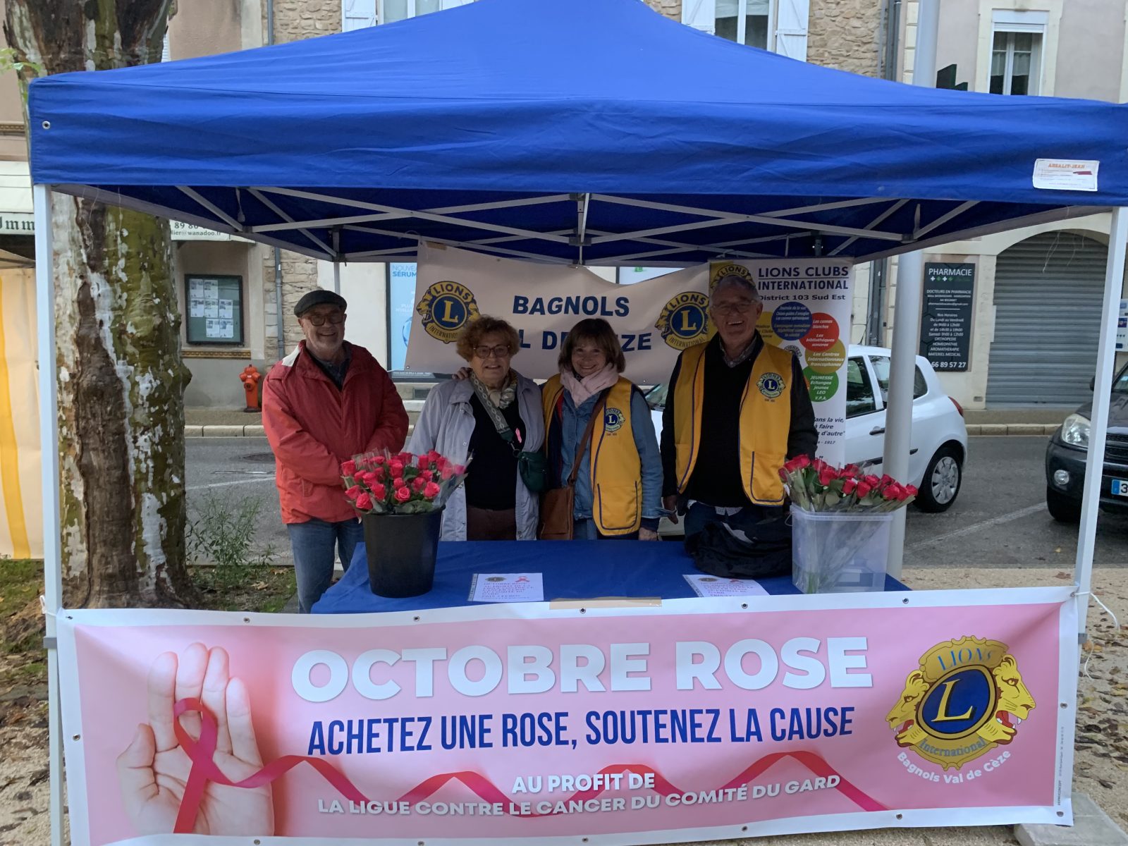 Bagnols-sur-Cèze : le Lions Club Bagnols Val de Cèze s’engage pour Octobre Rose