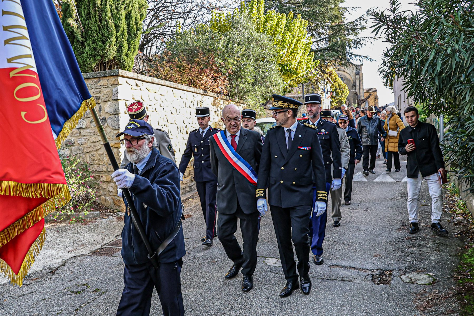 Le Pin – Commémoration du 11 novembre en présence du préfet du Gard Jérôme Bonet