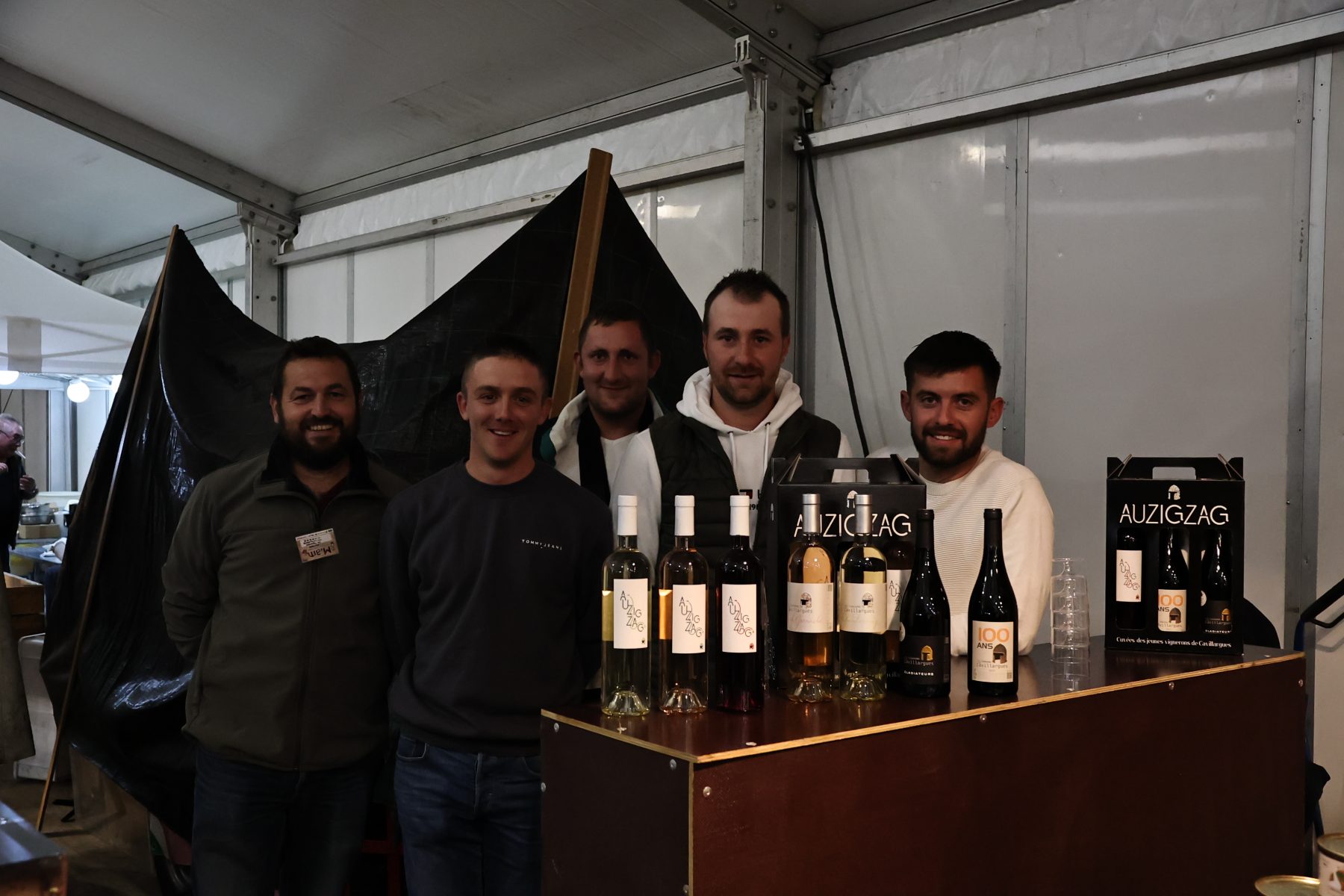 Les viticulteurs de Cavillargues font leur première apparition au Salon MIAM d’Alès