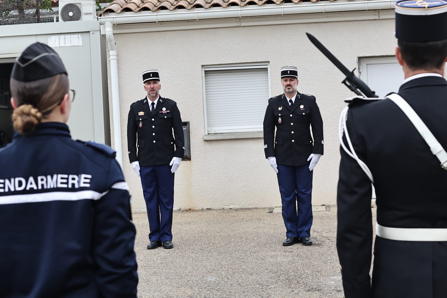 Investiture du major Nicolas Marie à la tête de la brigade autonome de Laudun : un commandement « noble » et exigeant