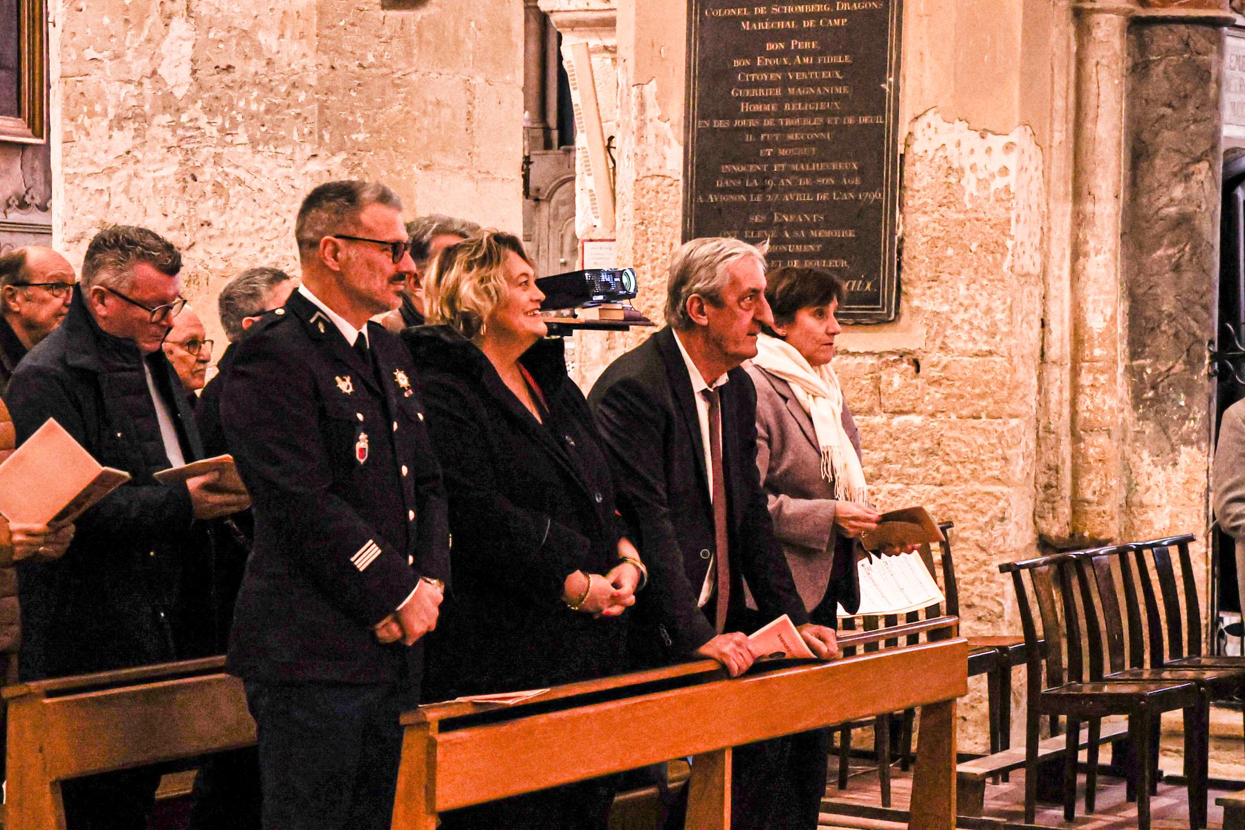 La compagnie de gendarmerie de Bagnols-sur-Cèze a célébré la Sainte-Geneviève à Roquemaure