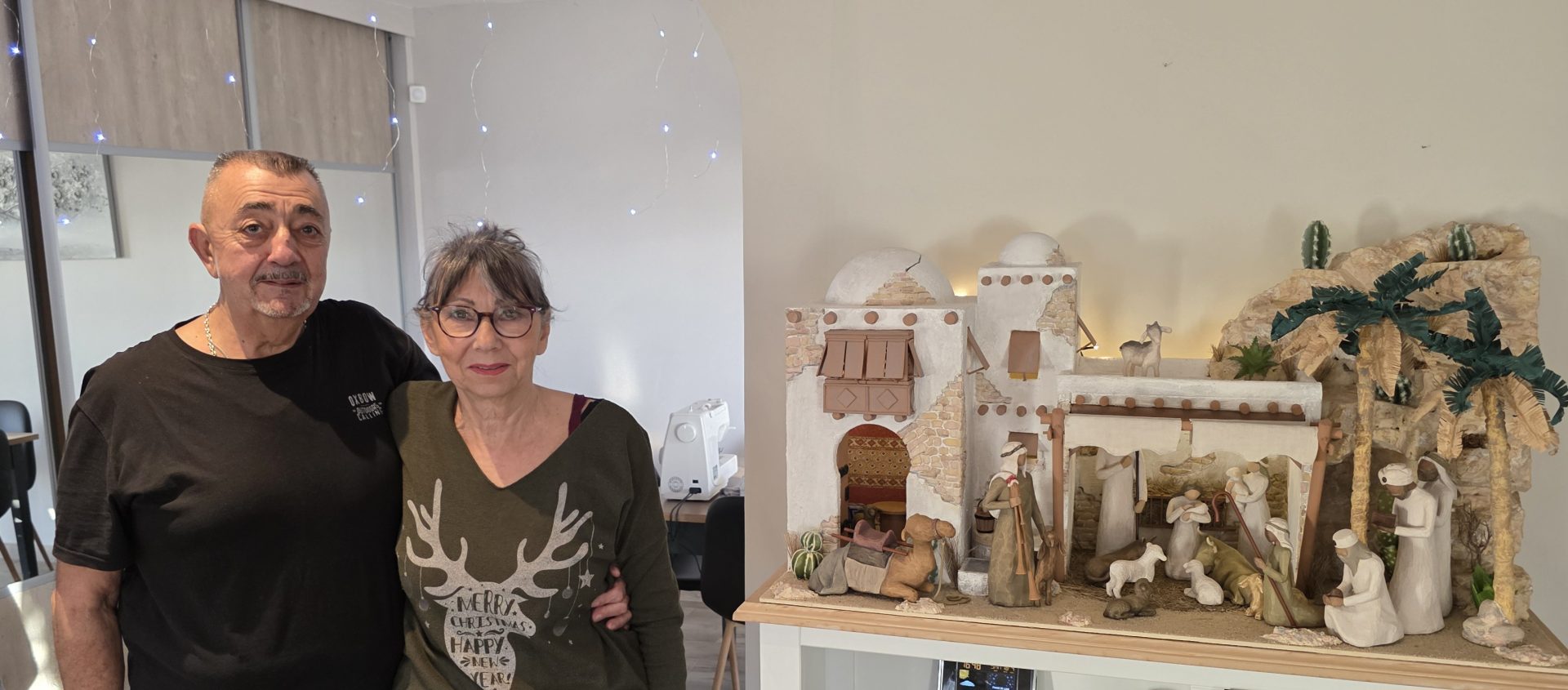 Bagnols-sur-Cèze : une crèche orientale somptueuse chez José et Marie-José Villa