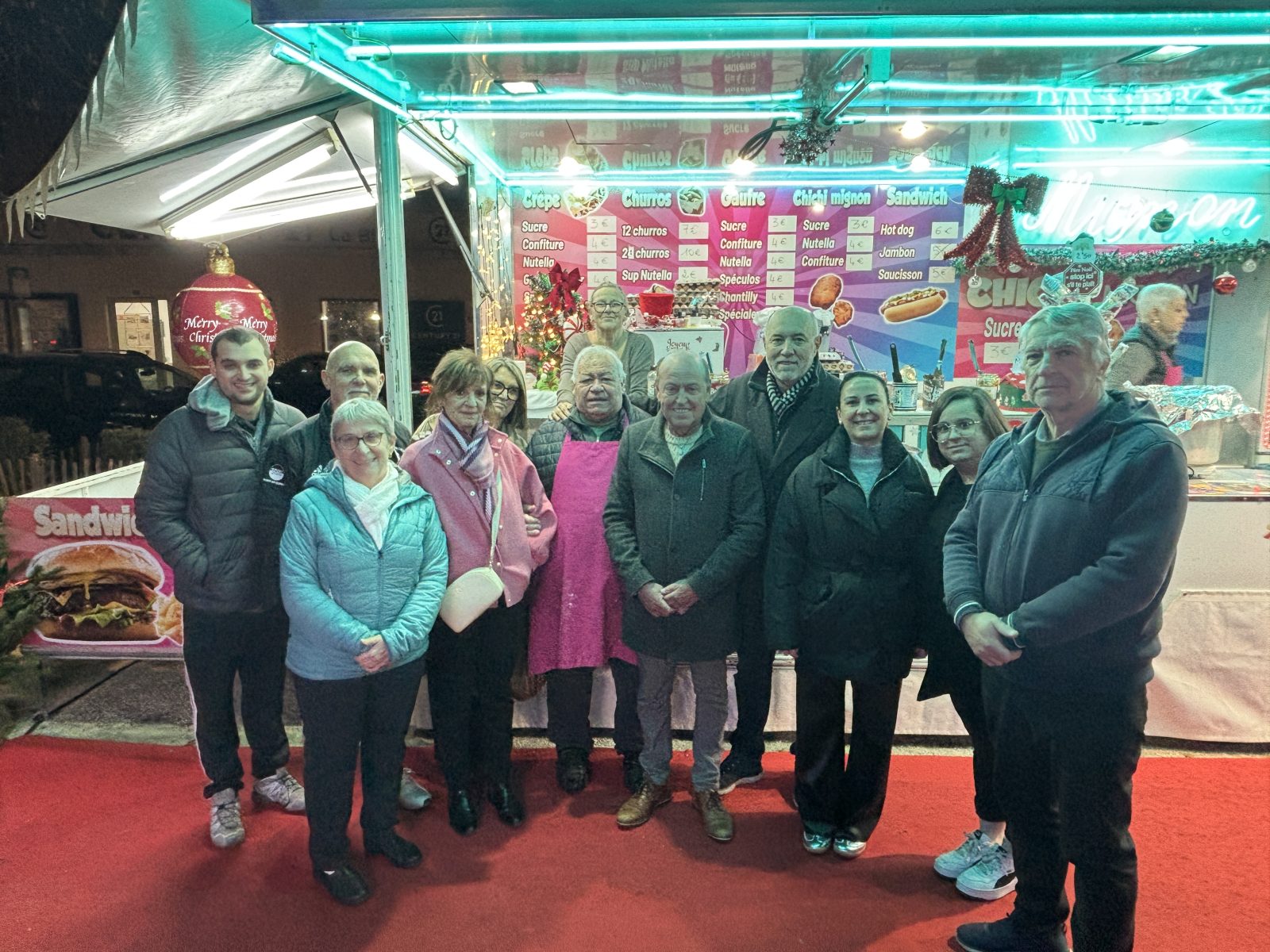 Inauguration de la fête foraine de Noël de la famille Mignon, un rendez-vous incontournable place du Posterlon