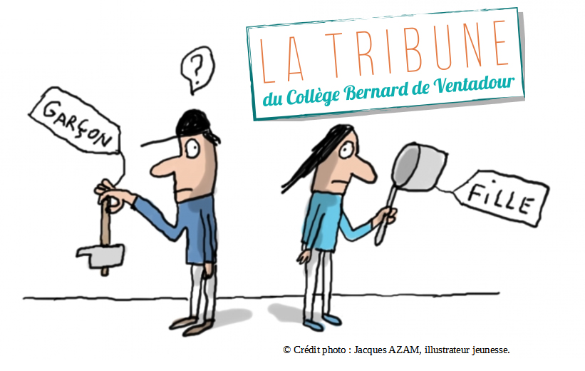 Bagnols-sur-Cèze : la tribune du collège Bernard de Ventadour : kesako ? Filles-garçons, des idées reçues ?