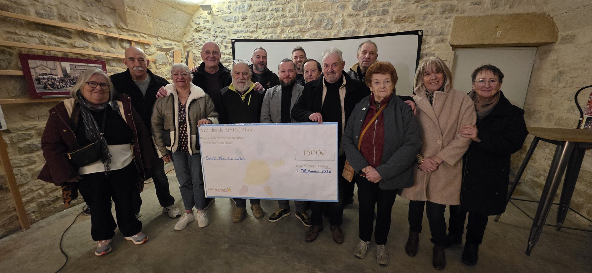 Téléthon : 1 500 € remis à Saint-Pons-la-Calm après une journée pleine d’adrénaline et de solidarité