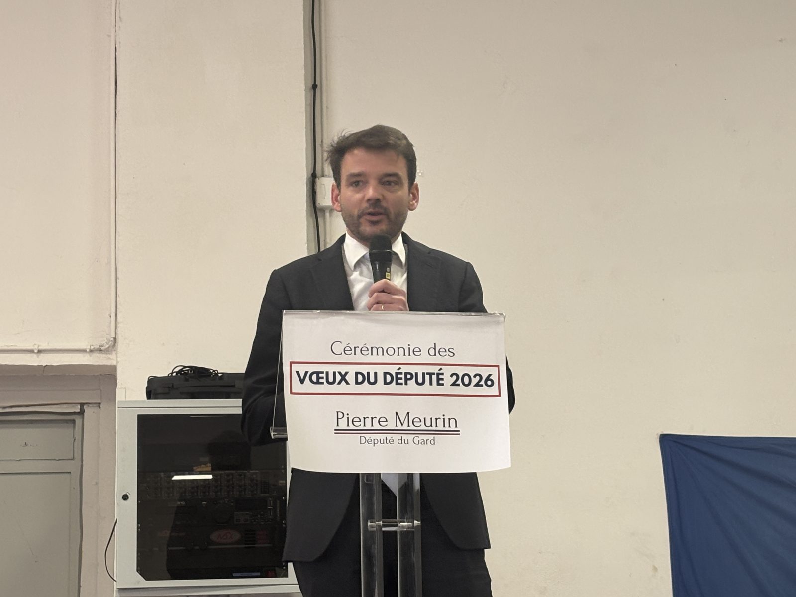 À Alès, Pierre Meurin déroule ses combats politiques lors de ses vœux 2026