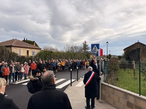 Tresques : une avenue pour ne jamais oublier Estelle Méjean Paoli