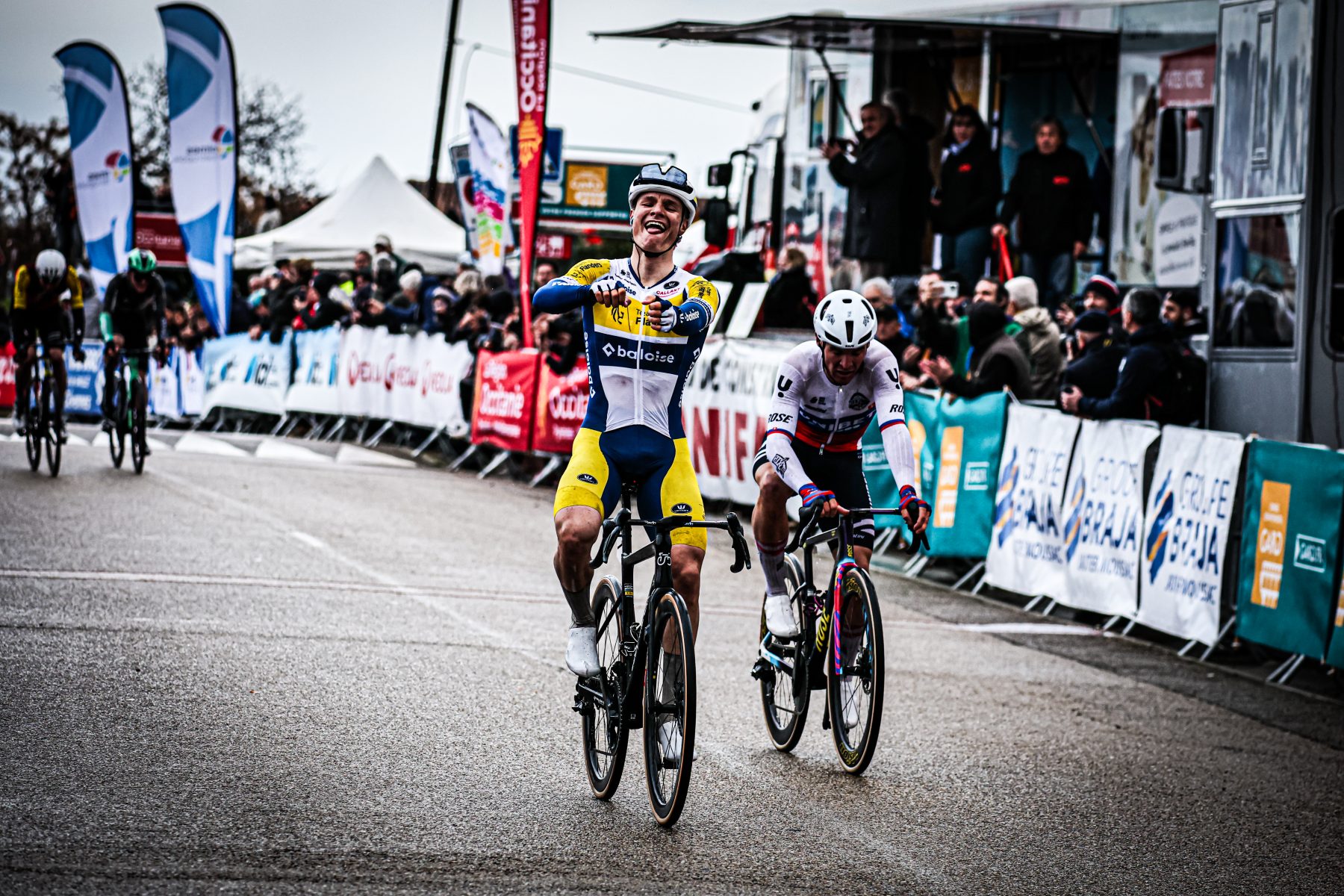 Étoile de Bessèges : Tom Crabbe sort les pinces et s’offre Bellegarde