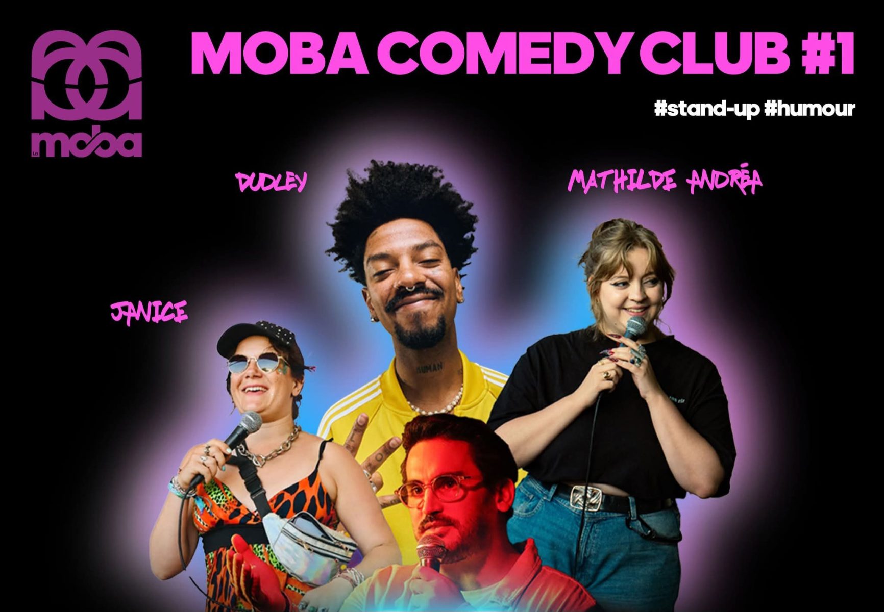Rires en série pour la première du MOBA Comedy Club ce vendredi 13 février !