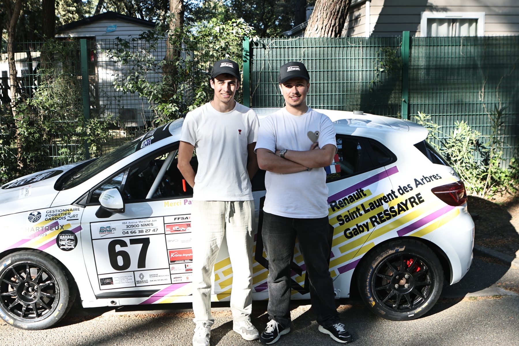 Lauris Silhol et Lucas Teste, l’aventure locale au Rallye des Vins du Gard : « Beaucoup d’émotion »