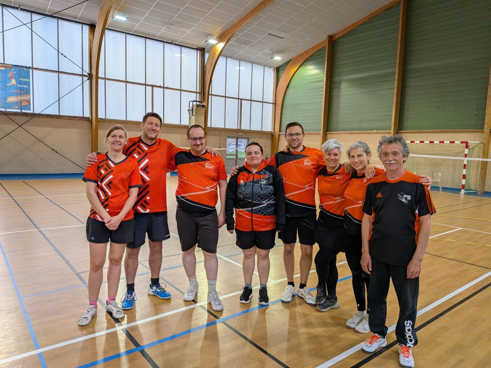 Le Badminton Gard Rhodanien sacré champion par équipes vétérans 2026