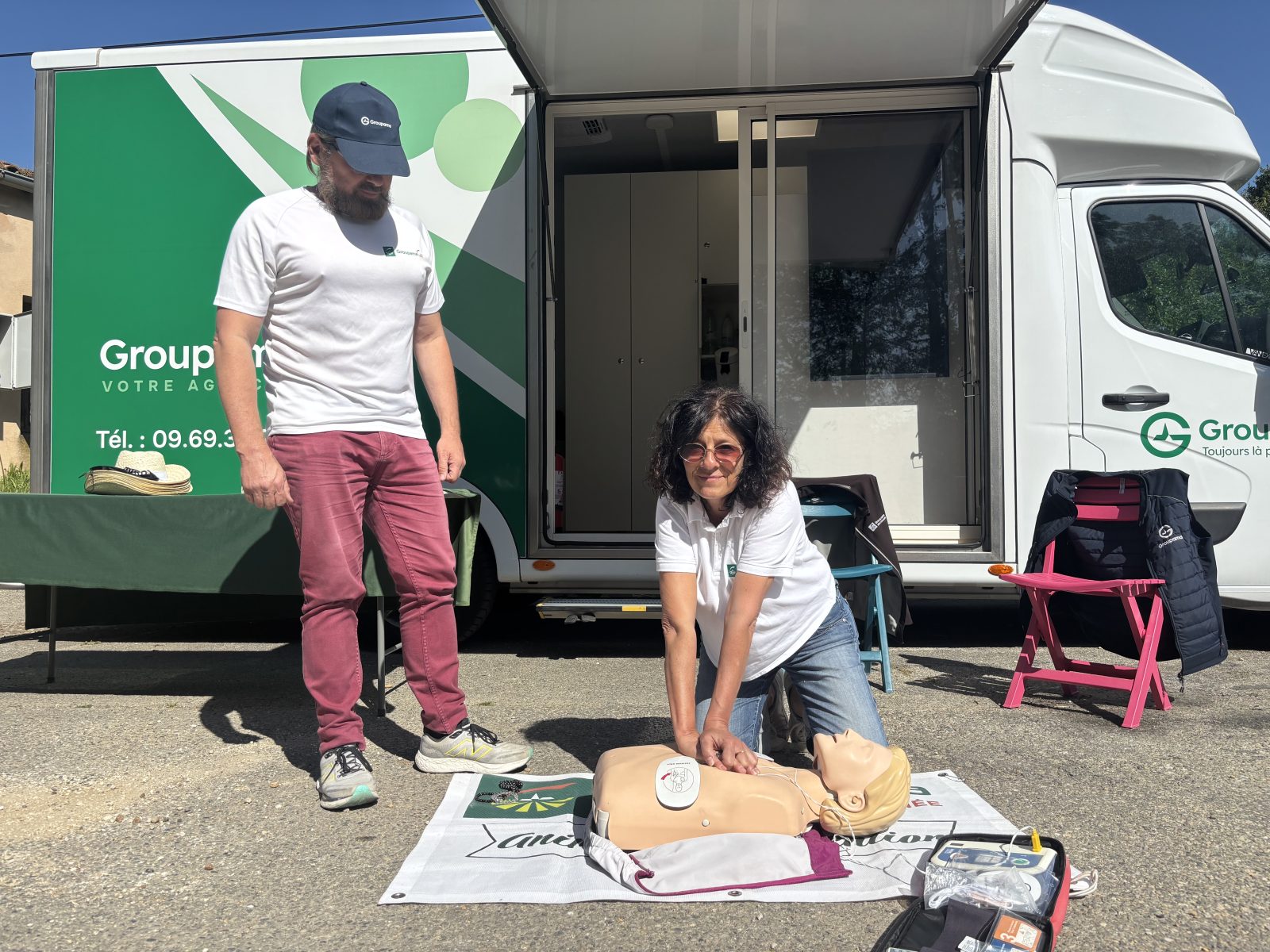 Tresques : Groupama Car fait étape au plus près des habitants avec ses ateliers prévention