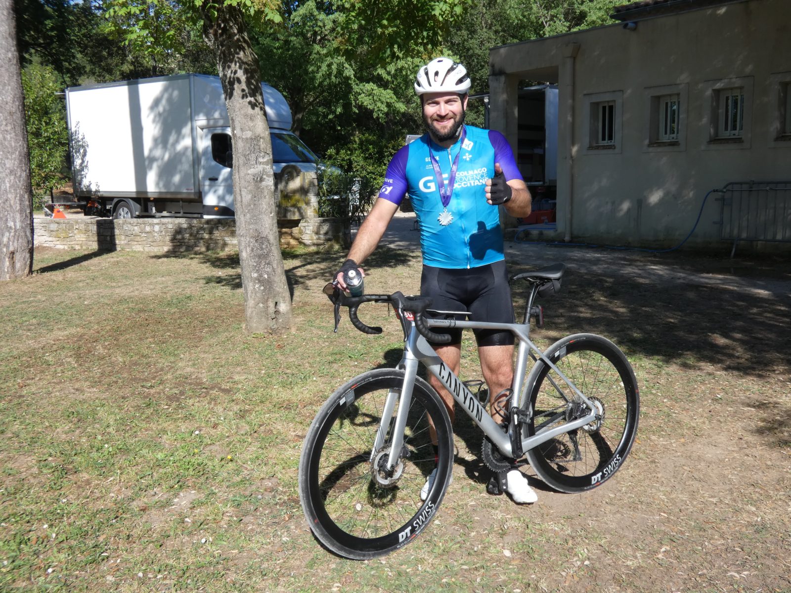 Cornillon :  Guillaume Cruz, sympathique lanterne rouge de la cinquième édition du Gran Fondo 