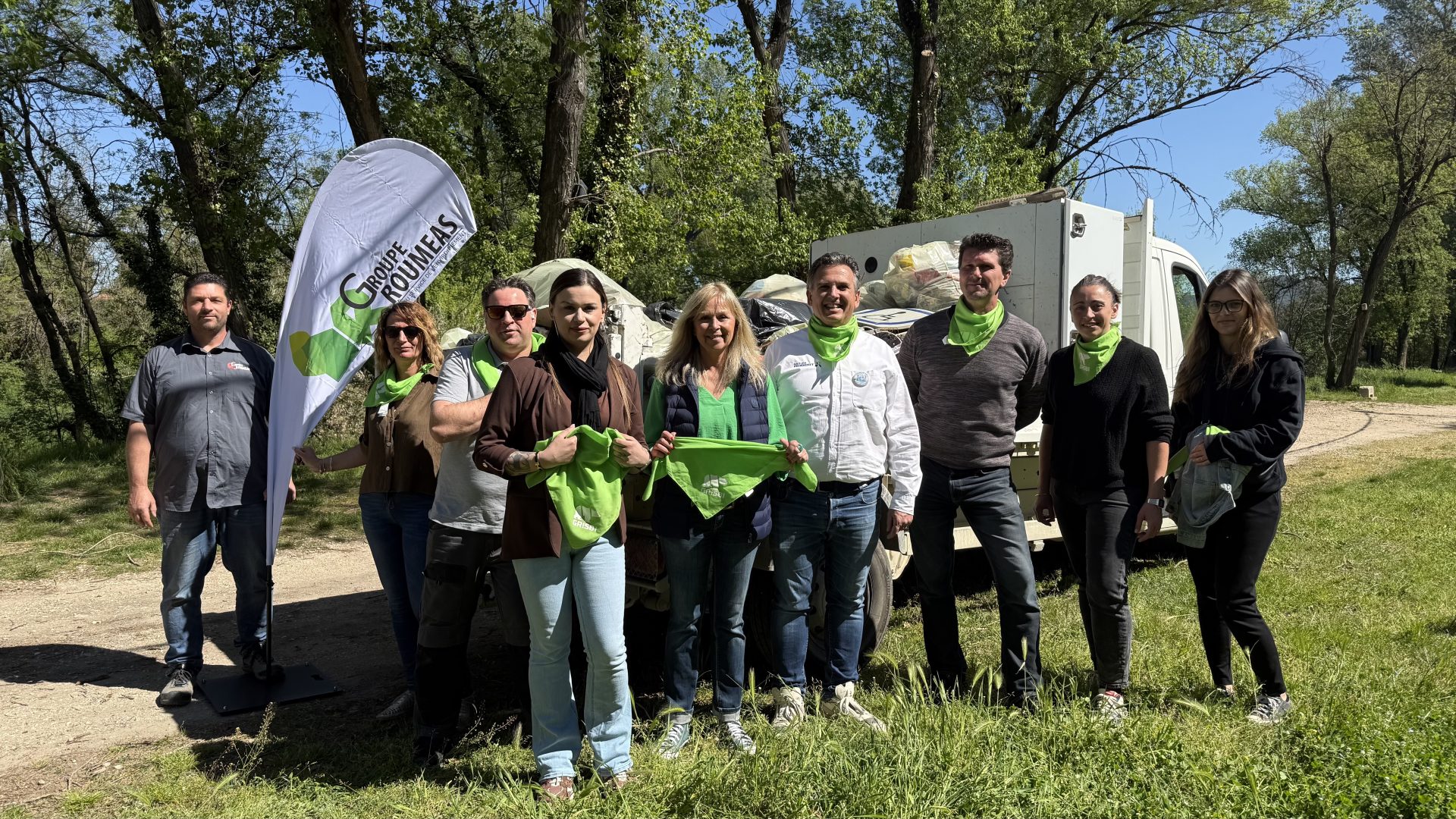 Bagnols-sur-Cèze : 3 mètres cube de déchets récoltés, pour le Clean Up Grisbi !