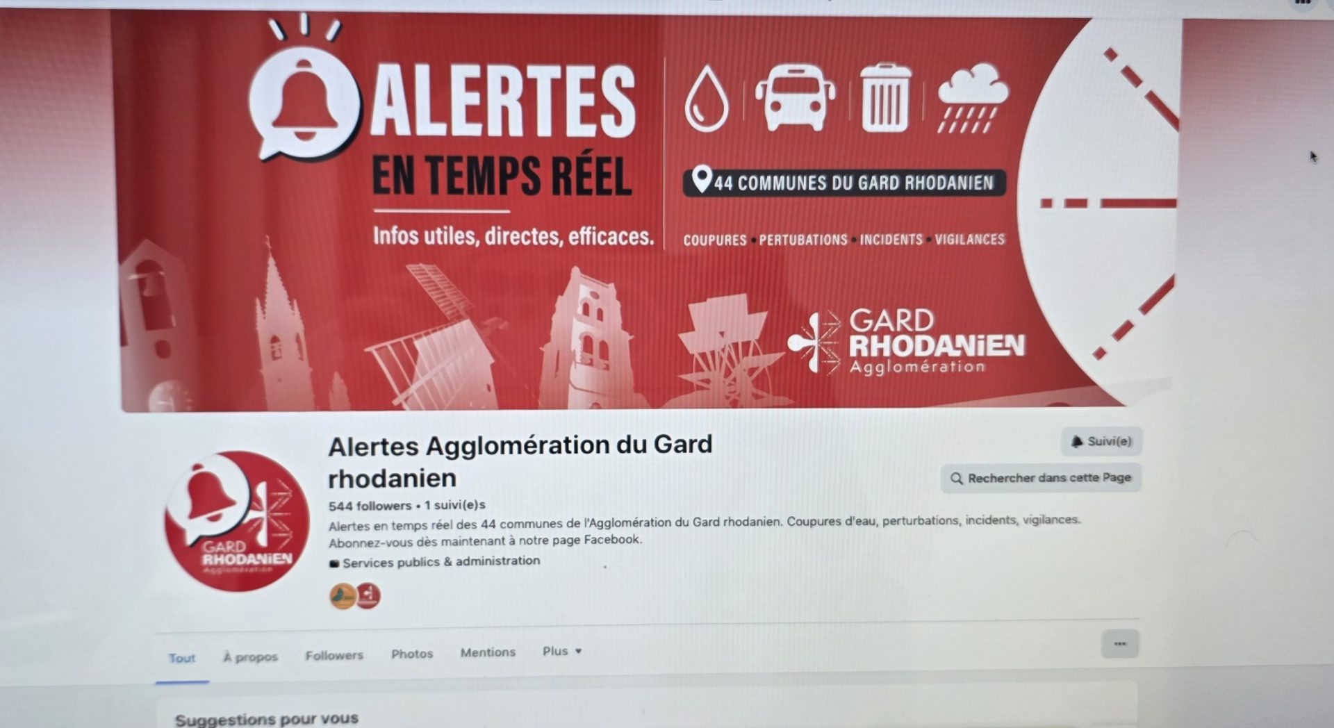 Gard rhodanien : une page Facebook pour des alertes en temps réel