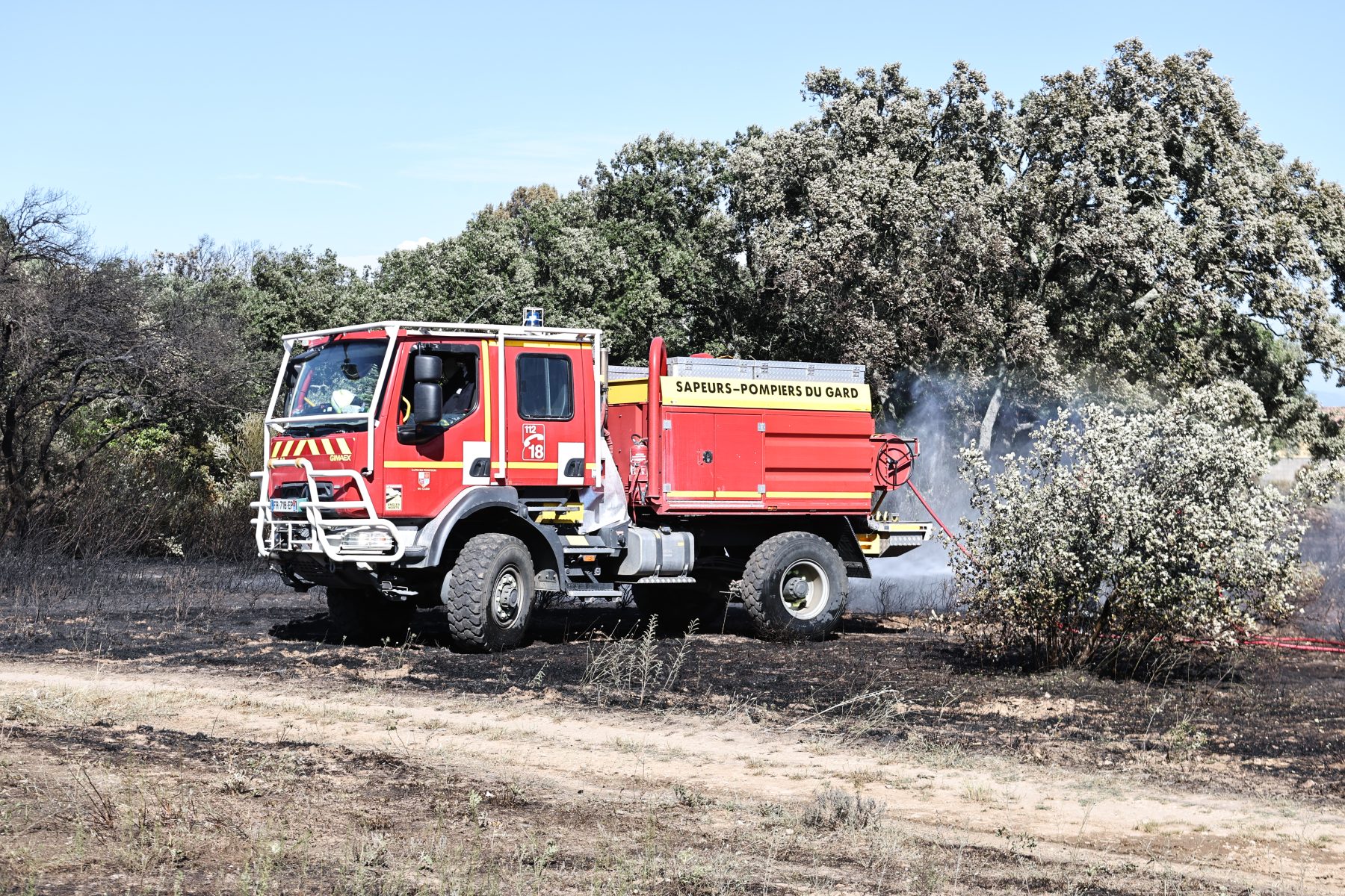 Pujaut : 5 hectares brûlés, le feu désormais circonscrit