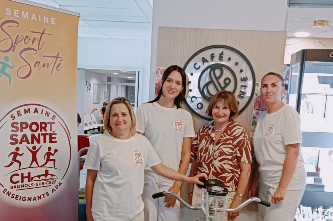 Bagnols-sur-Cèze : un vélo smoothie financé par le Lions Club pour l’hôpital de Bagnols
