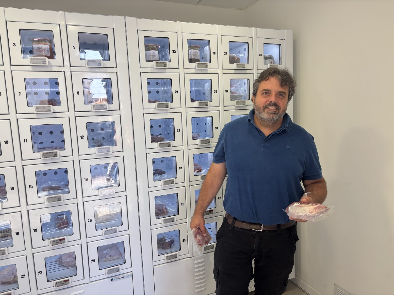 Stéphane Miaille mise sur des casiers accessibles 24h/24 pour toucher une nouvelle clientèle