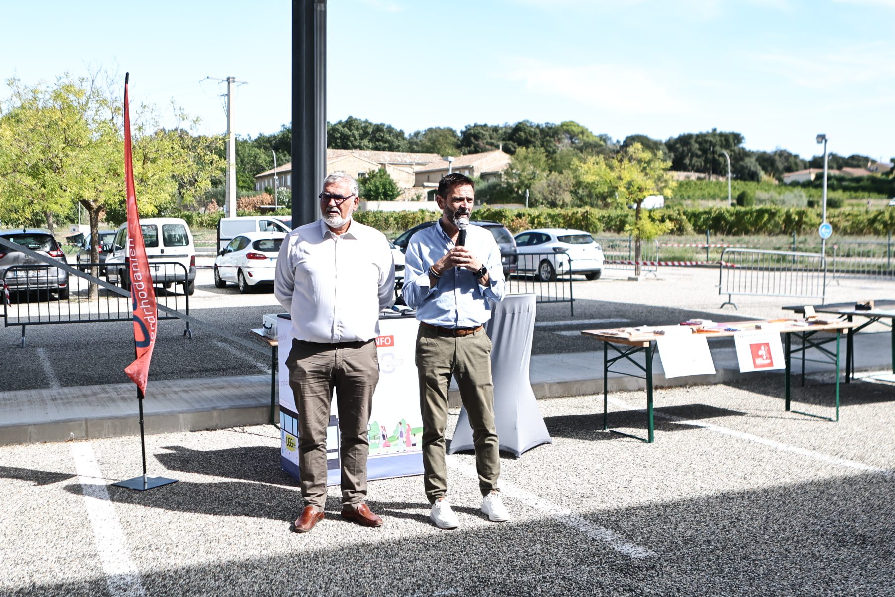 À Laudun-l’Ardoise, la Fête des mobilités met en lumière le projet de navette intra-urbaine