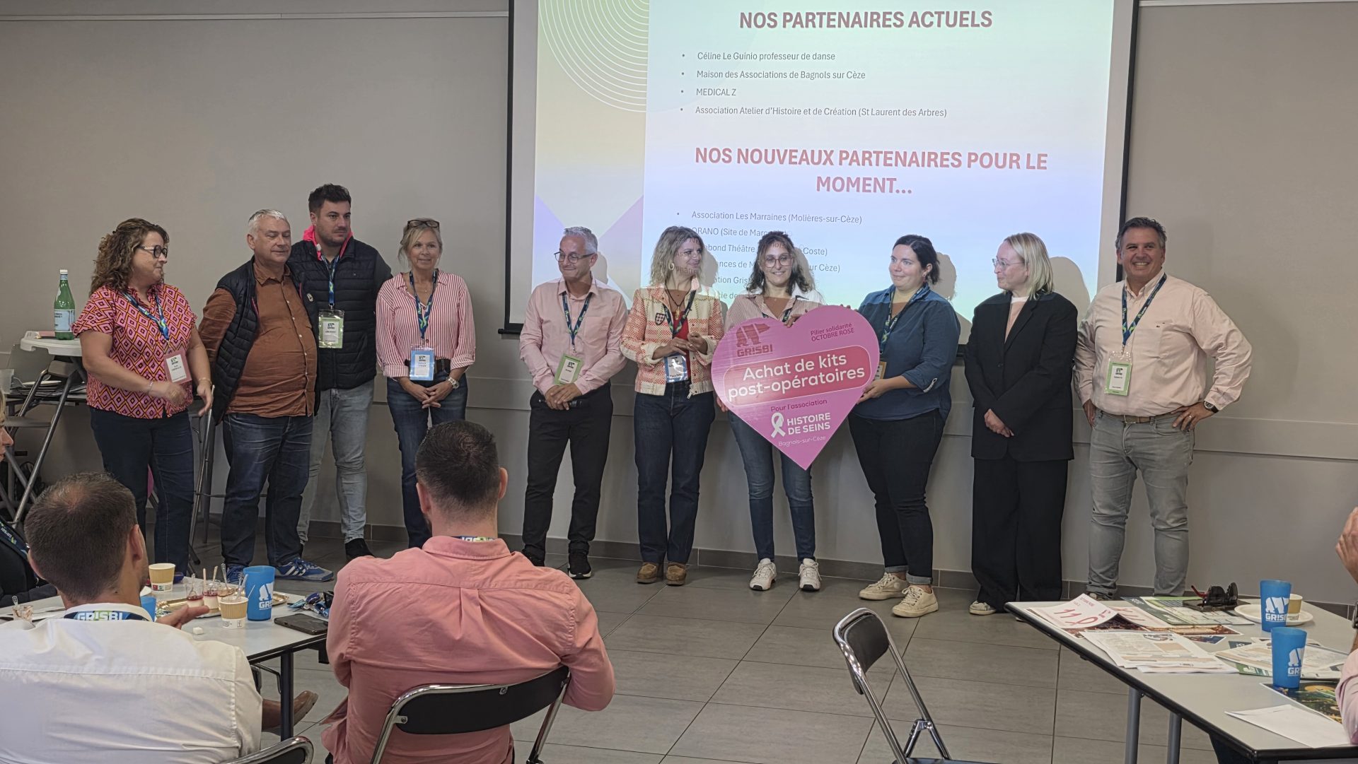 Saint-Victor-la-Coste : la solidarité voit la vie en rose chez GRISBI !