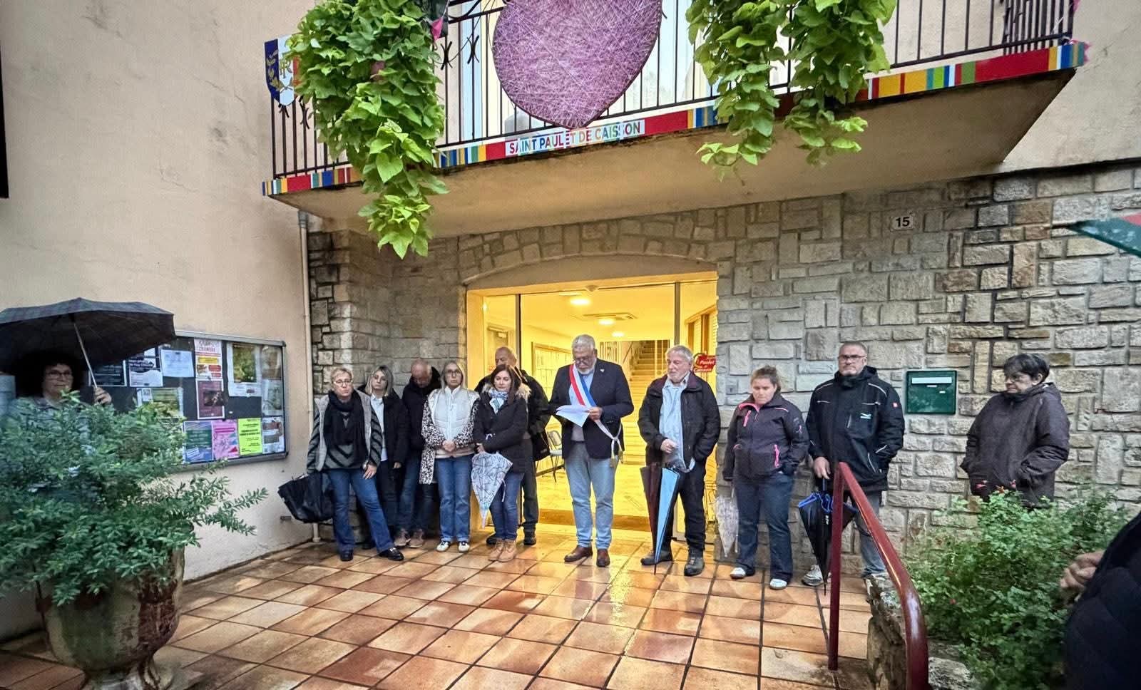 Saint-Paulet-de-Caisson : Christophe Serre dénonce les violences et appelle à défendre les valeurs républicaines