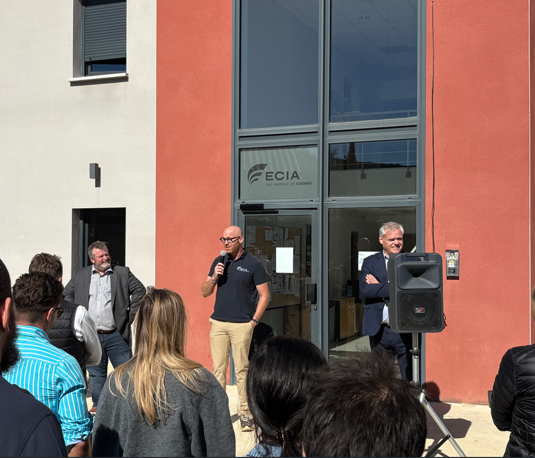 ECIA inaugure ses nouveaux locaux à Bagnols-sur-Cèze avant les 20 ans de l’agence